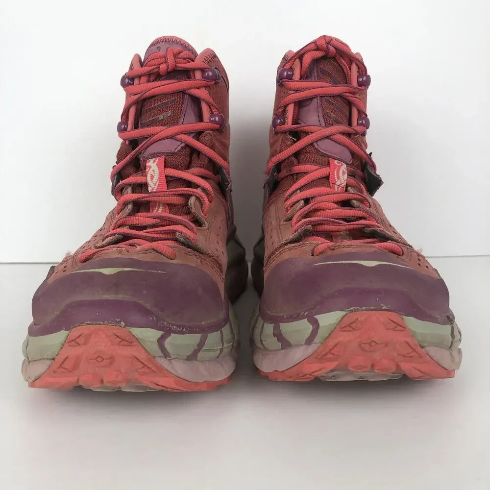 Hoka One One Women's Pink Plum Trail Running Boots - Picture 7 of 13